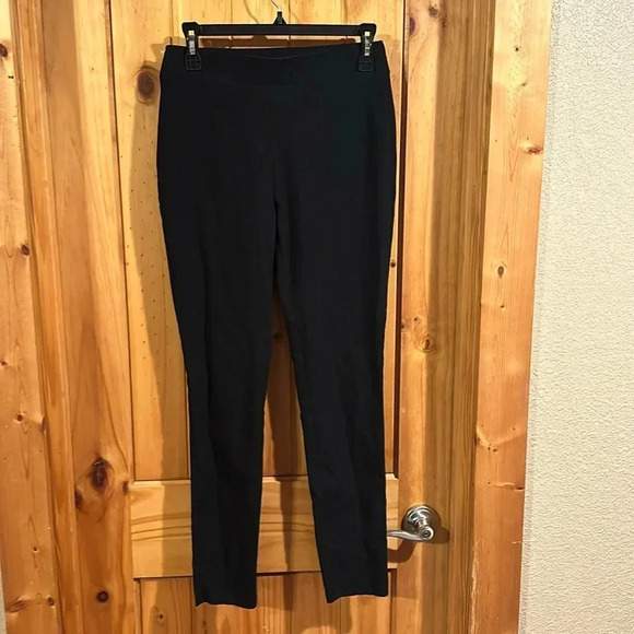 CK Calvin Klein black dress pants, size 6, stretchy, elastic waist - Picture 1 of 6